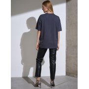 Футболка Oversize Premium, темно-серая (антрацит)
