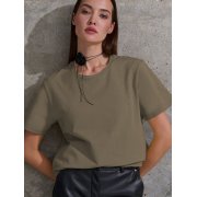 Футболка Premium, хаки (пыльная олива)