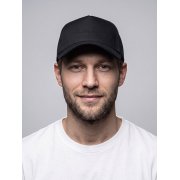 Бейсболка Basic с сеткой, черная