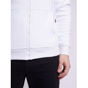 Худи на молнии Premium Heavy, белое