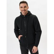 Худи на молнии Premium Heavy, черное