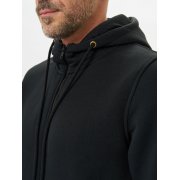 Худи на молнии Premium Heavy, черное
