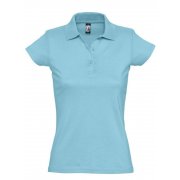 Рубашка поло женская Prescott Women 170, бирюзовая