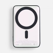 Аккумулятор с быстрой и беспроводной зарядкой Pearline, 10 000 мАч, жемчужно-белый