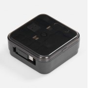 Набор щеток и переходников в органайзере с кабелем aceCase, черный