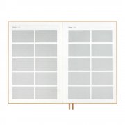 Ежедневник-органайзер Twill, недатированный, коричневый