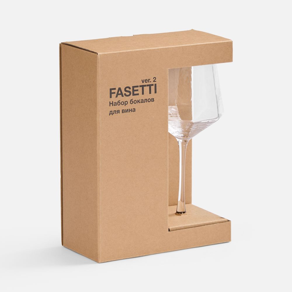 Набор из 2 бокалов для вина Fasetti, ver.2 арт. 19961.00 Набор из 2 бокалов для вина Fasetti, ver.2 арт. 19961.00