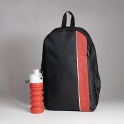 Набор подарочный PUSH: рюкзак, бутылка для воды; красный Красный