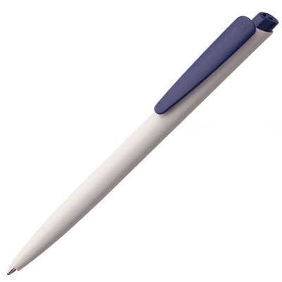 Ручка шариковая Senator Dart Polished, бело-синяя арт. 6308.64