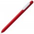 Ручка шариковая Slider, красная с белым