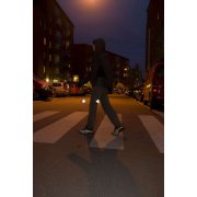 Пешеходный светоотражатель «Снежинка», белый