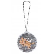 Пешеходный светоотражатель «Круг», белый