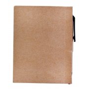 Мини-блокнот Eco Light c ручкой с черными элементами