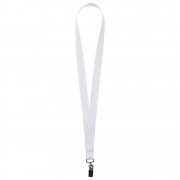 Лента для бейджа Neckband, белая