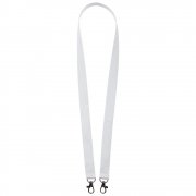 Лента для бейджа Carabine Duo, белая