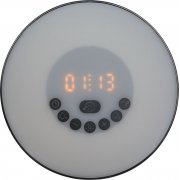 Лампа-колонка dreamTime для пробуждения светом и музыкой, черная