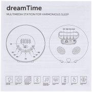 Лампа-колонка dreamTime для пробуждения светом и музыкой, белая