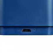 Беспроводная колонка с подсветкой логотипа Glim, синяя