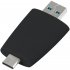 Флешка Pebble Type-C, USB 3.0, черная, 16 Гб