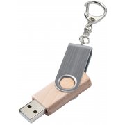 Флешка Twist Wood, светлое дерево, 16 Гб арт. 7437.06