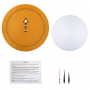 Часы настенные Vivid Large, оранжевые арт. 5590.20