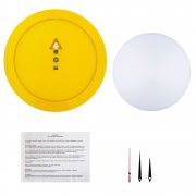 Часы настенные Vivid Large, желтые арт. 5590.80 Часы настенные Vivid Large, желтые арт. 5590.80