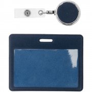 Чехол для карточки с ретрактором Devon, синий арт. 11645.40 Чехол для карточки с ретрактором Devon, синий арт. 11645.40