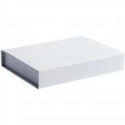 Коробка Duo под ежедневник и ручку, серебристая арт. 1639.10 Коробка Duo под ежедневник и ручку, серебристая арт. 1639.10