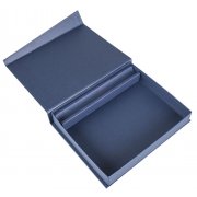 Коробка Duo под ежедневник и ручку, синяя арт. 1639.40 Коробка Duo под ежедневник и ручку, синяя арт. 1639.40