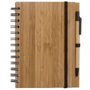 Блокнот на кольцах Bambook с шариковой ручкой