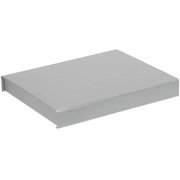 Коробка Doc под блокнот, аккумулятор и ручку, серебристая арт. 12053.10 Коробка Doc под блокнот, аккумулятор и ручку, серебристая арт. 12053.10