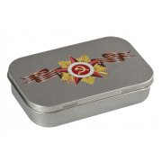 Коробка прямоугольная, малая, серебристая арт. 5588 Коробка прямоугольная, малая, серебристая арт. 5588