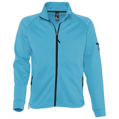 Куртка флисовая мужская New Look Men 250, бирюзовая арт. 6091.49