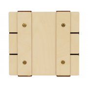 Деревянная подарочная коробка с крышкой «Ларчик»