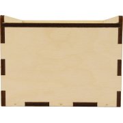 Деревянная подарочная коробка-пенал, М