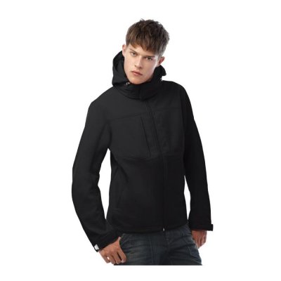 Куртка мужская Hooded Softshell темно-синяя