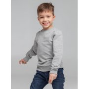 Свитшот детский Toima Kids, серый меланж