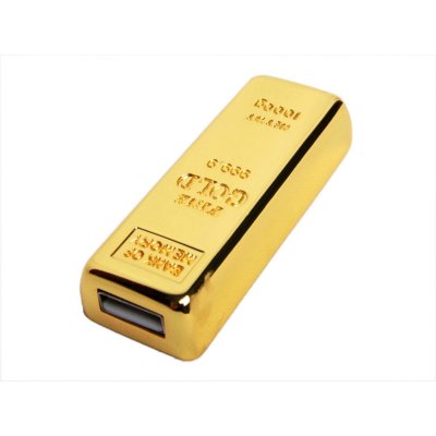 USB 2.0- флешка на 32 Гб в виде слитка золота