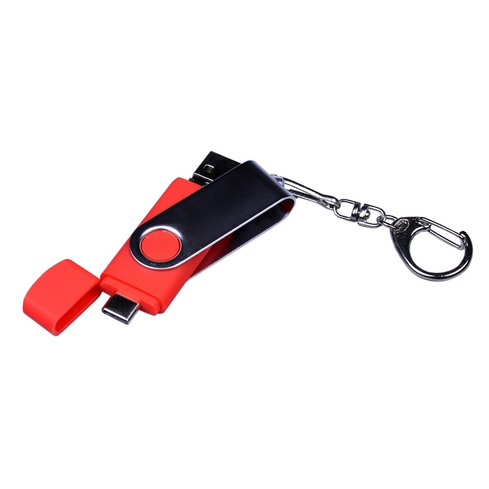 USB 2.0/micro USB/Type-C- флешка на 32 Гб c поворотным механизмом арт. 6596.32.01 USB 2.0/micro USB/Type-C- флешка на 32 Гб c поворотным механизмом арт. 6596.32.01