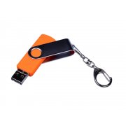 USB 2.0/micro USB/Type-C- флешка на 32 Гб c поворотным механизмом арт. 6596.32.08