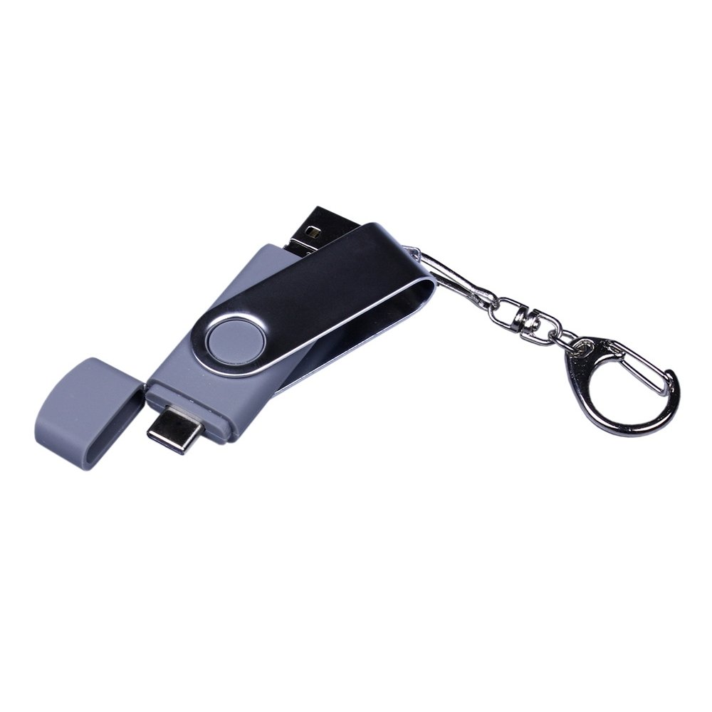USB 2.0/micro USB/Type-C- флешка на 32 Гб c поворотным механизмом арт. 6596.32.00 USB 2.0/micro USB/Type-C- флешка на 32 Гб c поворотным механизмом арт. 6596.32.00