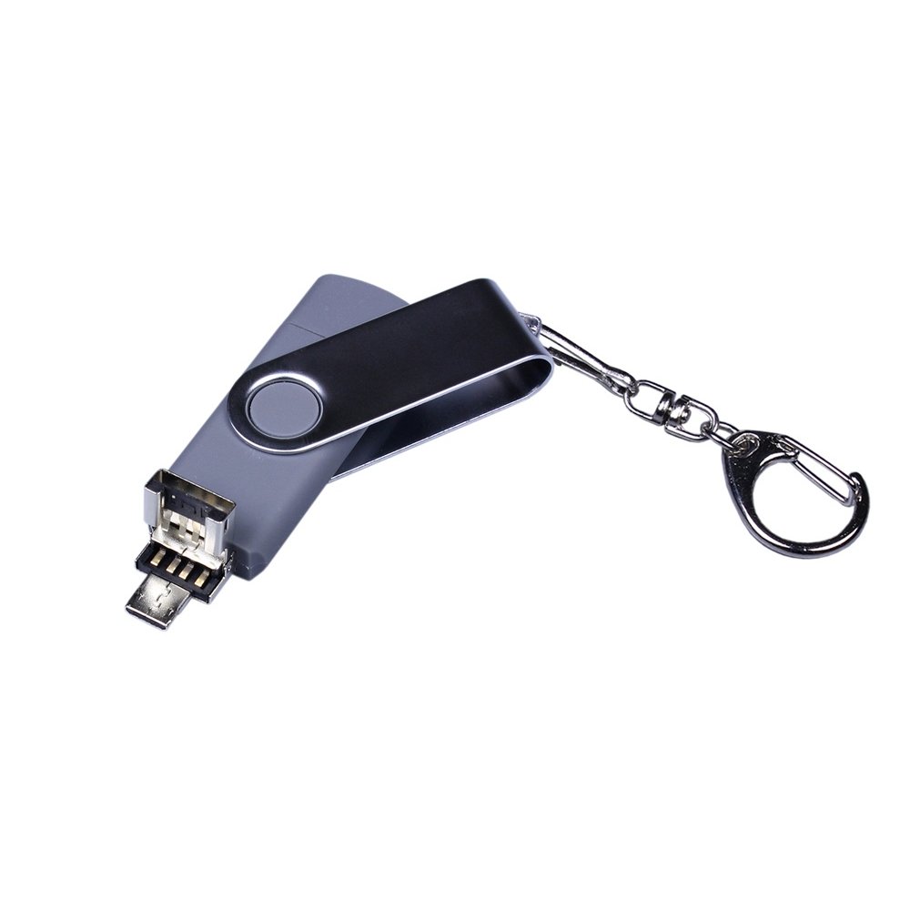 USB 2.0/micro USB/Type-C- флешка на 32 Гб c поворотным механизмом арт. 6596.32.00 USB 2.0/micro USB/Type-C- флешка на 32 Гб c поворотным механизмом арт. 6596.32.00