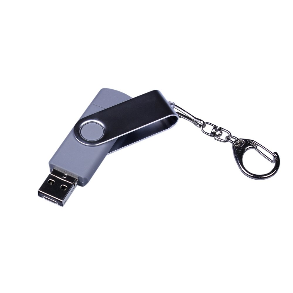 USB 2.0/micro USB/Type-C- флешка на 32 Гб c поворотным механизмом арт. 6596.32.00 USB 2.0/micro USB/Type-C- флешка на 32 Гб c поворотным механизмом арт. 6596.32.00