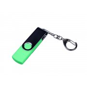USB 2.0/micro USB/Type-C- флешка на 64 Гб c поворотным механизмом арт. 6596.64.03