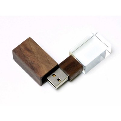 USB 2.0- флешка на 64 Гб прямоугольной формы