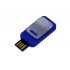 USB 2.0- флешка промо на 64 Гб прямоугольной формы, выдвижной механизм