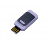 USB 2.0- флешка промо на 8 Гб прямоугольной формы, выдвижной механизм