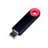 USB 2.0- флешка промо на 16 Гб прямоугольной формы, выдвижной механизм