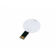 USB 2.0- флешка на 16 Гб в виде пластиковой карточки круглой формы арт. 6586.16.06