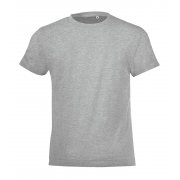 Футболка детская REGENT FIT KIDS, серый меланж